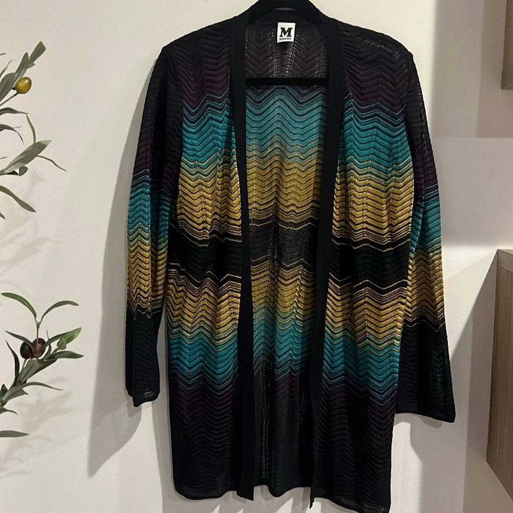 Missoni chevron stripe cardigan sweater - Picture 4 of 12